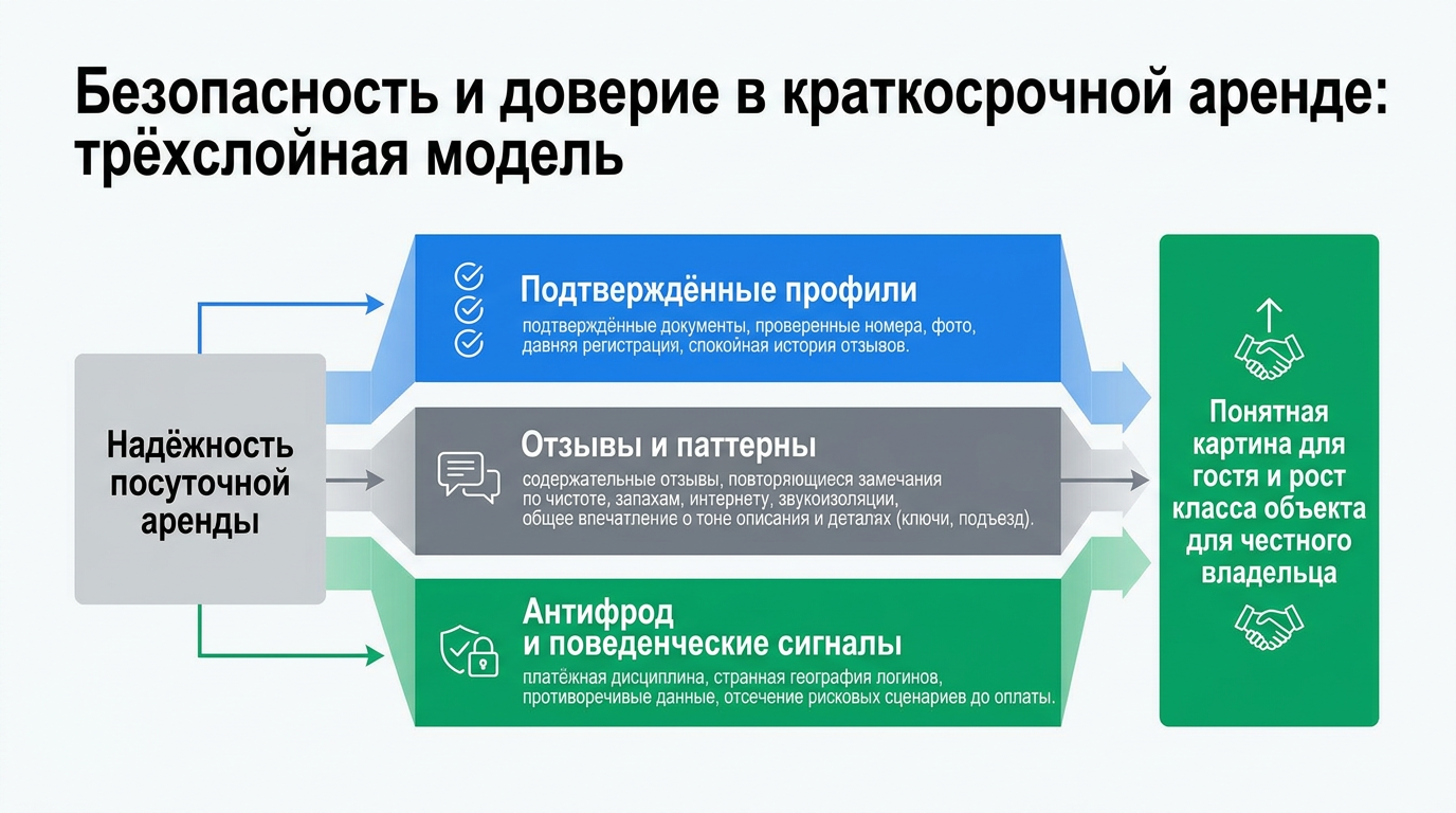 Безопасность и проверка жилья: цифровые следы, рейтинги, антифрод
